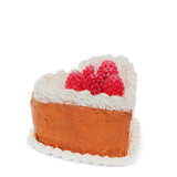 Heart cake candle