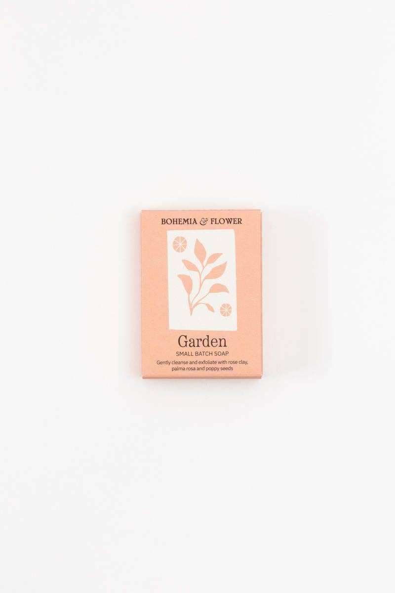 Garden Bar Soap - Pink Clay, Rose & Poppy Seed