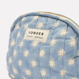Quilted Zip Pouch | Cosmic | Sky