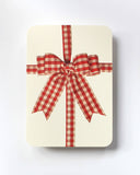 Gingham Bow Greeting Card | Birthday Card