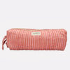 Quilted Baguette Wash Bag | Candy | Rhubarb