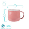 Enamel Belly Mug Pink