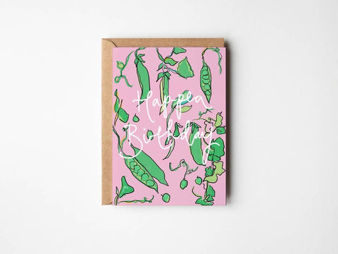 Hap-Pea Birthday Card