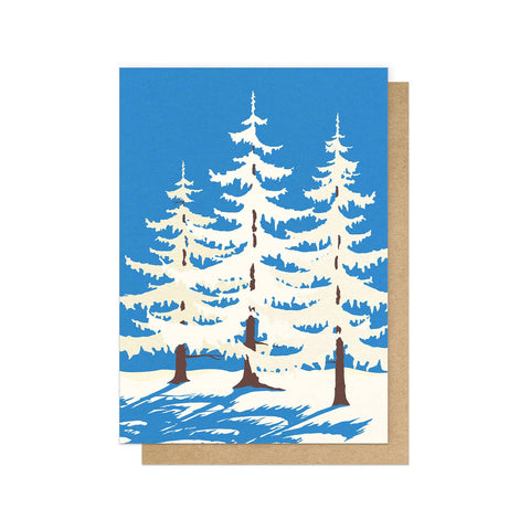 Harz Winter Trees Card