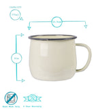 Enamel Mug - Cream