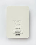 Violet Petal Cream Blancmange Greeting Card | Birthday Card