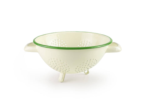 Green & Cream Colander 22 cm