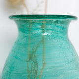 Recycled Glass Teal Vase