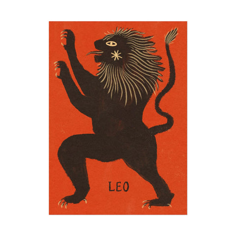 Leo Print By Tabby Booth