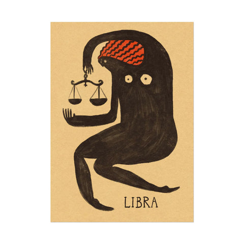 Libra Print By Tabby Booth