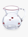 Glass Lips Jug