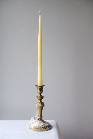 Long Tapered Cream Dinner Candles