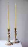 Long Tapered Cream Dinner Candles