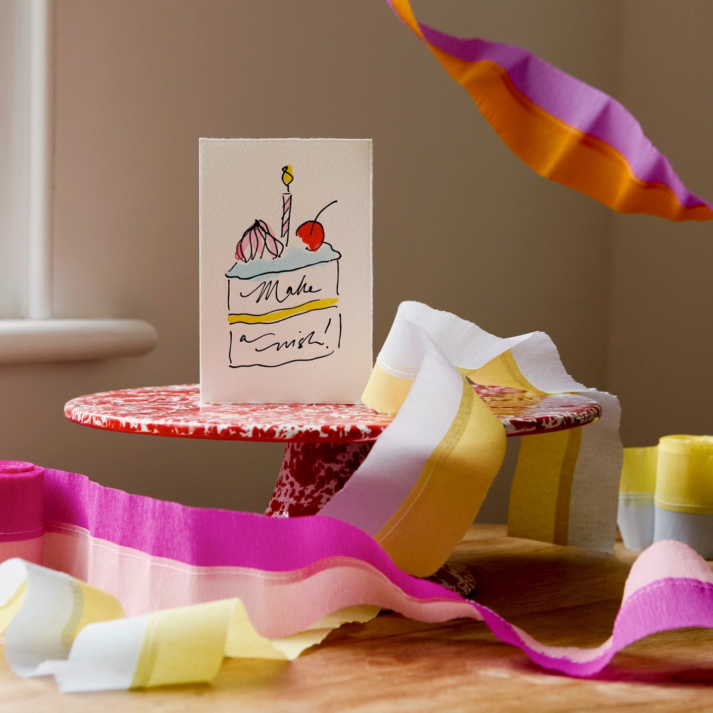 Make A Wish (Birthday Cake) Greetings Card
