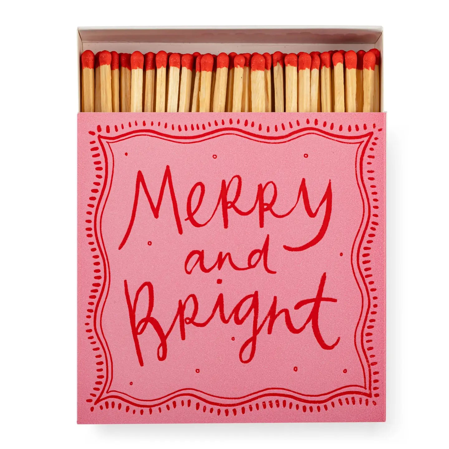 Merry & Bright | Square Christmas Matches
