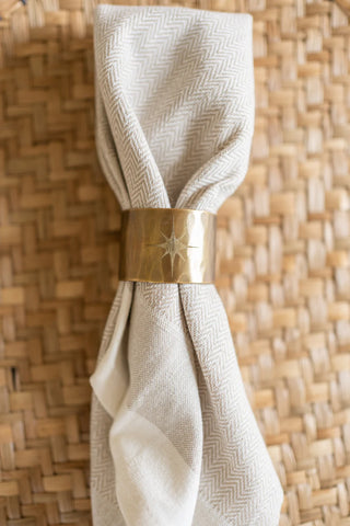 Brass Star Napkin Ring