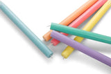 Pastel Rainbow Dinner Candles