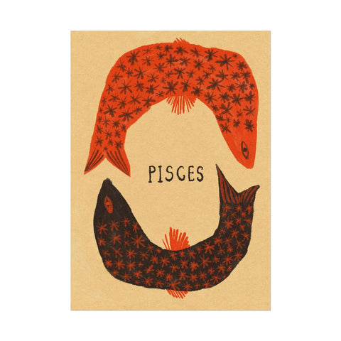 Pisces Print By Tabby Booth
