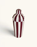 Cocktail Shaker, Plum Stripe