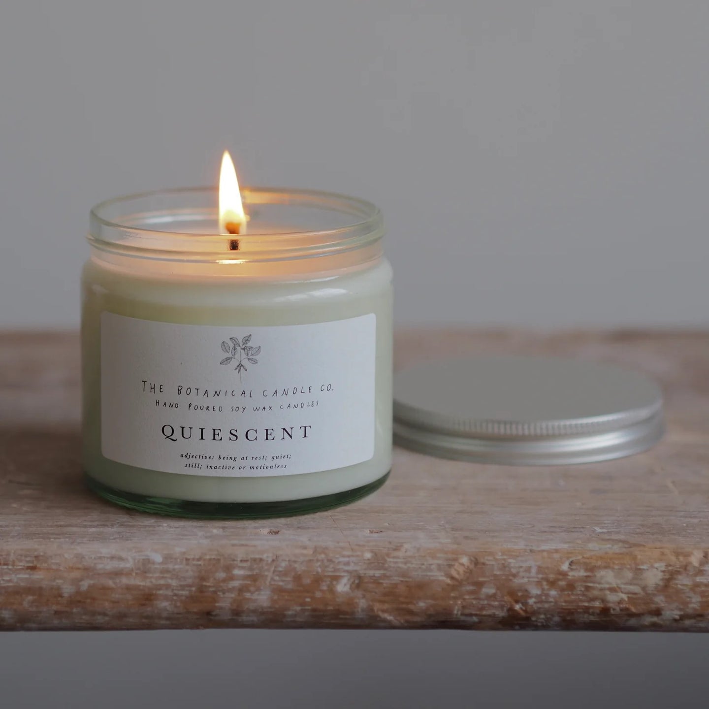 Quiescent Soy Wax Candle - The Botanical Candle Co.