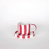 Espresso Cup and Saucer RED