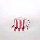 Espresso Cup and Saucer RED