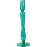 Rita Glass Candle Stick Green