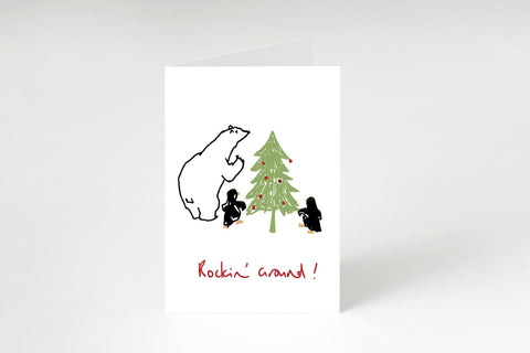 Rockin' Around Christmas Card