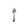Splatter Enamel Small Spoon  - Navy and Cream