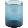 Smoke Blue Drinking Glass