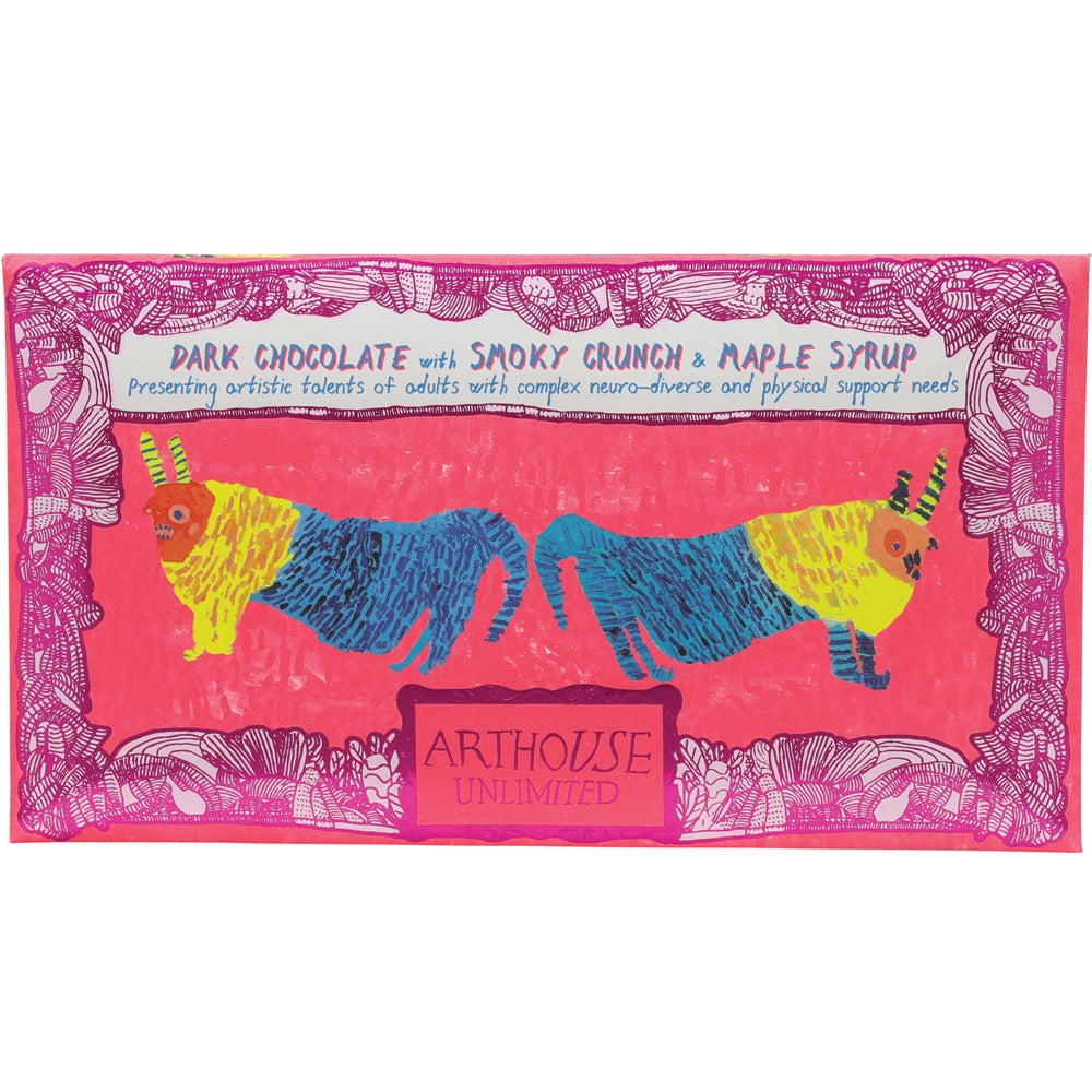 Before & After the Dentist, Dark Chocolate Bar with Smoky Crunch & Maple Syrup