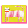 Stripy Cat Card