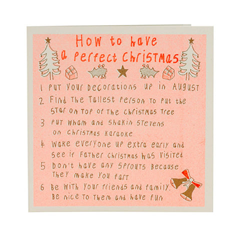 How To Have a Perfect Christmas Card