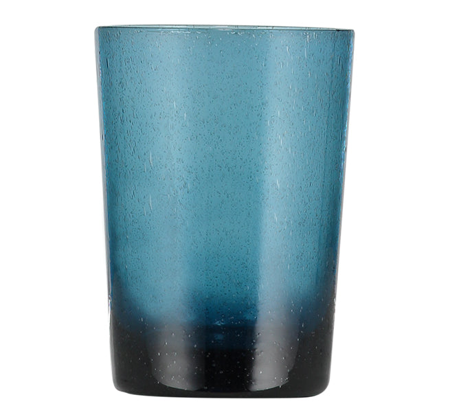 Blue handmade glasses