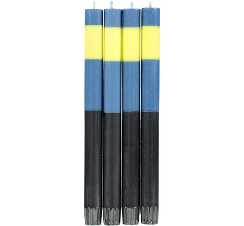 Saxe Blue, Primrose & Jet candles