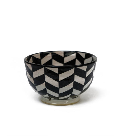 Moroccan Black and White Bowl - Varied styles