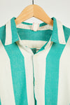 Tart's Green and White Stripe Shirt