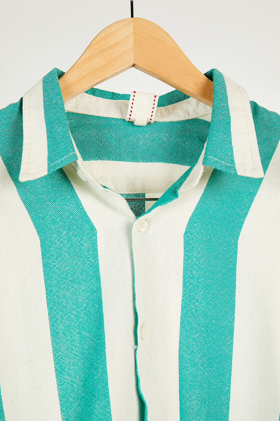 Tart's Green and White Stripe Shirt