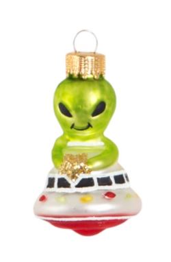 Small Alien in ship Bauble