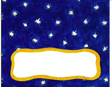 Starry night placers  - TATIANA - pack of 10