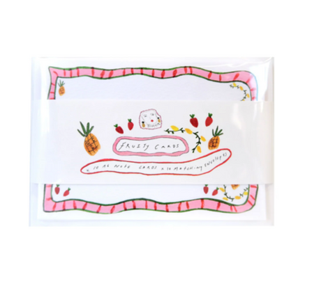 Fruity notecards - TATIANA ALIDA - pack of 10