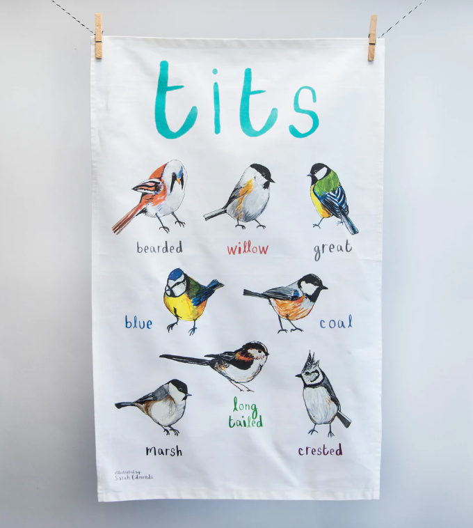 Tits Cotton Tea Towel