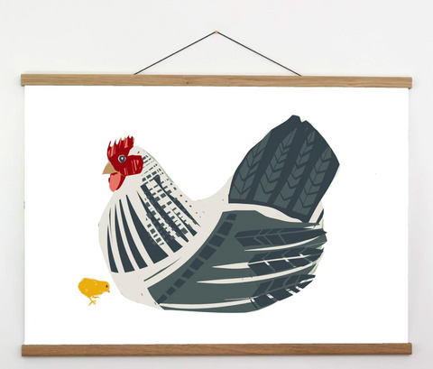 Chicken Print, A3