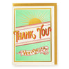 Starburst Thank you Card