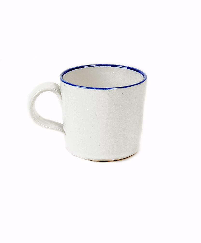 Coffee Mug with Blue Band
