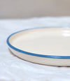 EHI - Blue rimmed plate - small