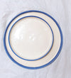 EHI - Blue rimmed serving plate Large