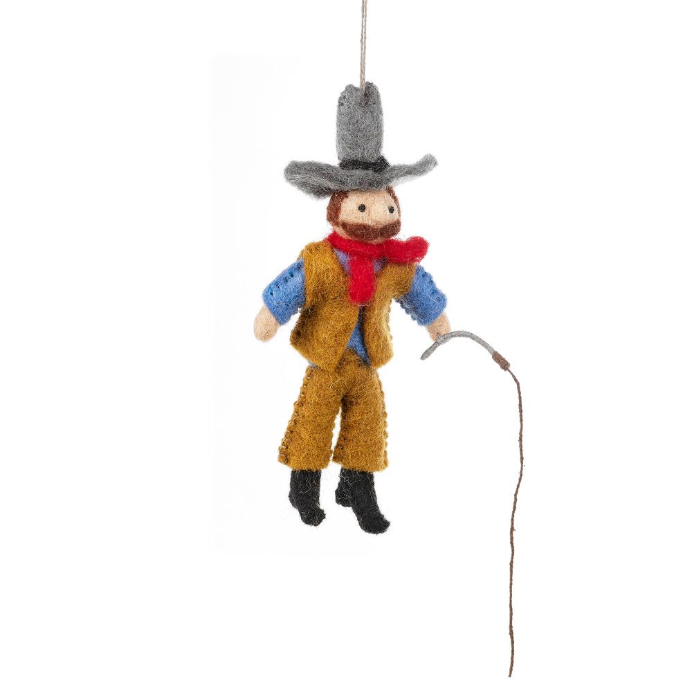 Cowboy Felt Decoration