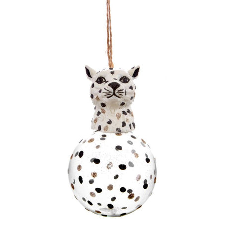 Luxe Leopard Head Bauble